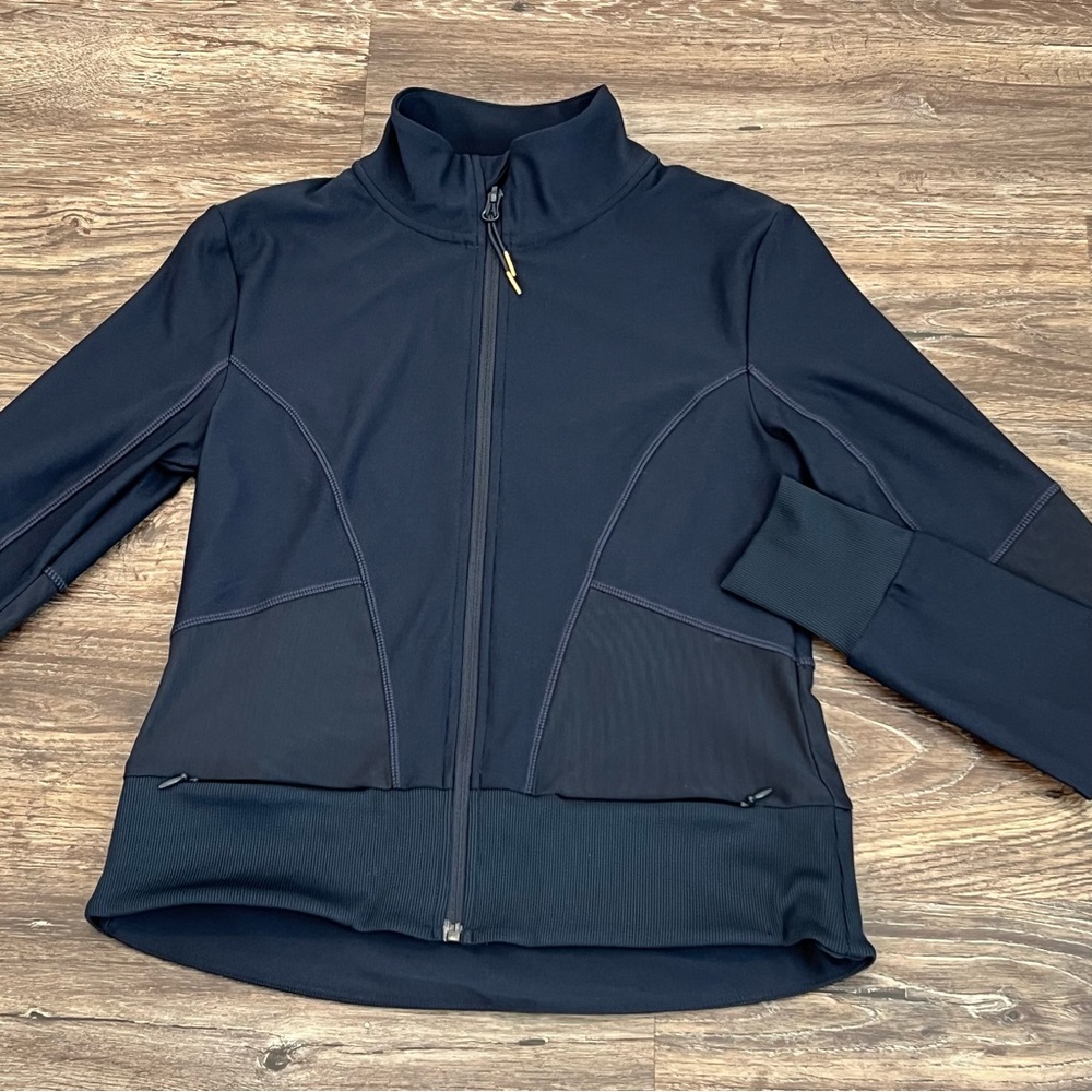 Mondetta Women’s Navy Zip Up Athletic Jacket Size Small